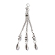 Tibetan Style Alloy Curb Chain Tassel Big Pendants FIND-I025-01A-1