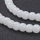 Chapelets de perles en verre imitation jade X-GMR4mmC26-2