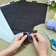 CHGCRAFT 6Pcs 3 Colors Plastic Cross Stitch Fabric Sheet DIY-CA0004-80-3