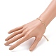 Glass Charm Bracelets BJEW-JB05600-04-5