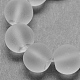 Fili di perline di vetro trasparente GLAA-S031-16mm-13-2