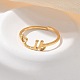 Кольца-манжеты из нержавеющей стали 304 для женщин RJEW-D285-01G-U-4