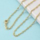 2.5 мм латунные цепочки из сингапура NJEW-P339-07G-2