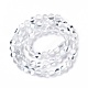 Chapelets de perles en pierre de lune synthétique G-E573-02A-24-2