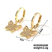 Элегантные серьги-кольца в японском стиле из меди HY8842-5