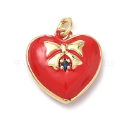 Латунные микро проложить кубического циркония подвески KK-C156-20G-01