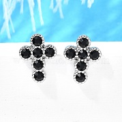 Серьги-гвоздики из нержавеющей стали 304 EJEW-F361-19P