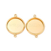 Латуни разъем кабошон сеттинги KK-F898-21C-G