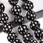 Окрашенные естественный агат бисер пряди G-T144-36