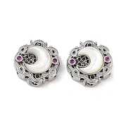 Латунные микро проложить кубического циркония подвески KK-B102-25P