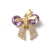 Подвески из латуни и стекла KK-C062-099G