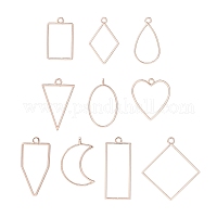 Подвески из сплава с открытой спиной&nbsp;PALLOY-YWC0002-02RG