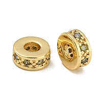 Стойки обшивки латунь микро проложить кубического циркония бусы&nbsp;KK-U030-31G-02