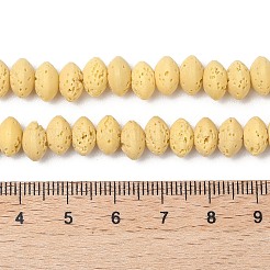 Brins de perles de pierre de lave synthétique&nbsp;G-B087-02A-05