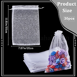 30 pz grandi sacchetti in organza per scarpe portatili&nbsp;OP-SP0001-03A-01