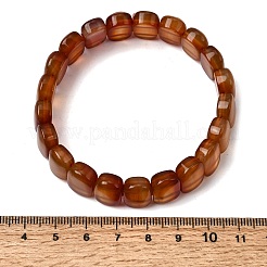 Stretch-Armbänder aus natürlichen Karneolperlen für Frauen und Männer&nbsp;BJEW-D461-02F