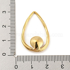 Подвески из нержавеющей стали 304 с микропаве из кубического циркония STAS-F299-01G-01