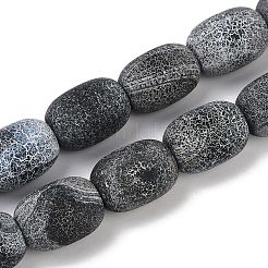 Естественные выветрившиеся агатовые бусины&nbsp;G-NH0047-B09-02