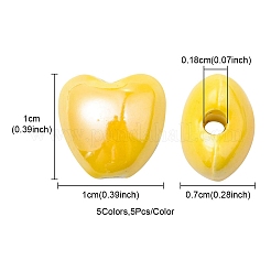 25шт 5 цвета перламутровые фарфоровые бусины ручной работы PORC-YW0001-02