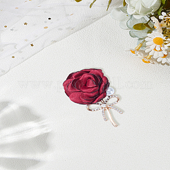 1 шт. брошь-цветок из ткани&nbsp;JEWB-LP0010-05