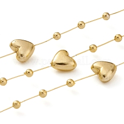 Елка сердце и шар из бисера гирлянда CHAC-H100-04