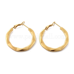 201 серьги-кольца из нержавеющей стали EJEW-P304-09G