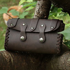 Leder-Hüfttasche und Gürtelset&nbsp;AJEW-CL0003-58A