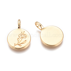 Латунные подвески KK-D159-03G-A