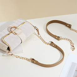 Ручки для сумок из искусственной кожи и металла PURS-WH0816-001A