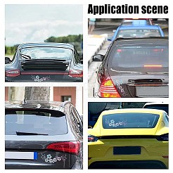 Autocollants de voiture imperméables pour animaux de compagnie au laser&nbsp;STIC-WH0004-09C