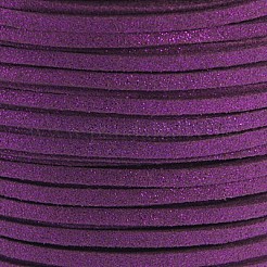 Порошок блеск искусственного замша шнур&nbsp;LW-D001-1006