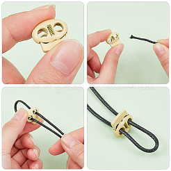 20 шт. 10 стиля замков для шнура из сплава FIND-WR0011-15B