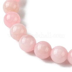 8 mm runde gefärbte Stretch-Armbänder aus natürlicher malaysischer Jade&nbsp;BJEW-JB10576