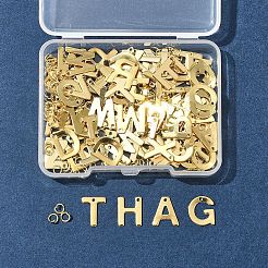 104 шт. 26 стиля буквы a~z 304 нержавеющая сталь буквы алфавита подвески STAS-FS0001-66