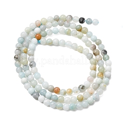 Натуральный цветок амазонитовые бусины пряди&nbsp;G-Z116-A18-3mm