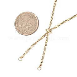 Изготовление ожерелий из витой цепочки из нержавеющей стали 304 с панцирным плетением&nbsp;AJEW-JB01488