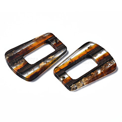 Подвески из прозрачной смолы и ореха&nbsp;RESI-N025-013A-A01