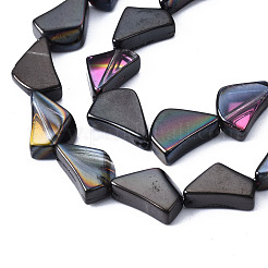 Стеклянные бусины с гальваническим покрытием &nbsp;EGLA-N008-003