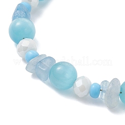 Браслеты с подвесками из нержавеющей стали 304 и эмалированного сплава&nbsp;BJEW-TA00707