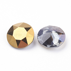 Spitze zurück & zurück plated Glas Strass Cabochons&nbsp;RGLA-J012-8mm-001DO