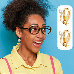 20 шт. фурнитура для сережек-клипс из нержавеющей стали 304&nbsp;STAS-UN0058-60