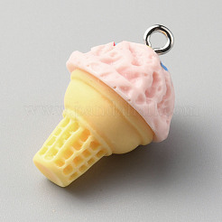 Непрозрачные подвески из искусственной смолы&nbsp;LS-RESI-WH0035-44E