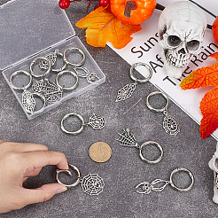 12 шт. 6 стиля тибетского стиля&nbsp;HJEW-PH02287