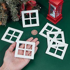 Mini-Puppenhaus-Fenstermöbelzubehör aus Holz&nbsp;AJEW-WH0567-99