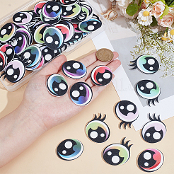 1 набор фетровых глаз для кукол&nbsp;DIY-PH0032-46