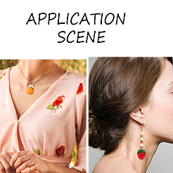 12шт 6 стиля подвески из смолы&nbsp;RESI-FP0001-41