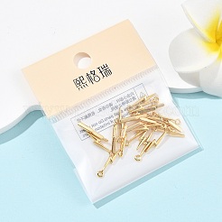 Латунные подвески в виде молнии&nbsp;XGR0168G-106G