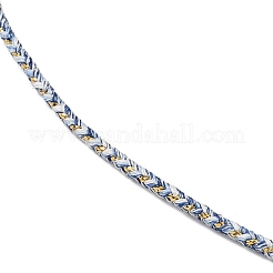 Изготовление ожерелий из круглого нейлонового хлопкового шнура диаметром 2.5 мм NJEW-C106-01RG-11