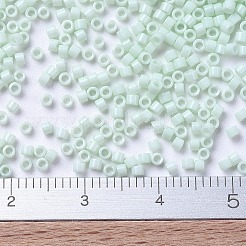 MIYUKIデリカビーズ  シリンダー  日本製シードビーズ  11/0  (db1496) オペークライトミント  1.3x1.6mm  穴：0.8mm  約100000個/500g&nbsp;SEED-MY11-DB1496