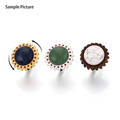 Base de bague ajustable en alliage&nbsp;MAK-T012-15G